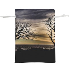 Coastal Sunset Scene At Montevideo City, Uruguay  Lightweight Drawstring Pouch (xl) by dflcprintsclothing