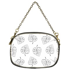 Doodle Leaves Chain Purse (two Sides) by goljakoff