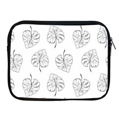 Doodle Leaves Apple Ipad 2/3/4 Zipper Cases by goljakoff