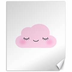 Pink Cloud Canvas 20  X 24  by CuteKingdom