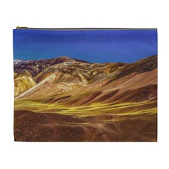 Colored Mountains Landscape, La Rioja, Argentina Cosmetic Bag (xl) by dflcprintsclothing