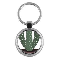 Cactus Key Chain (round)