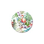 Tropical flamingo Golf Ball Marker (4 pack)