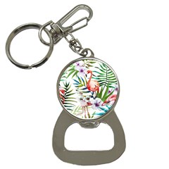 Tropical Flamingo Bottle Opener Key Chain by goljakoff