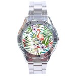 Tropical flamingo Stainless Steel Analogue Watch