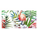 Tropical flamingo Satin Shawl