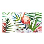 Tropical flamingo Satin Wrap