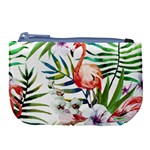 Tropical flamingo Large Coin Purse