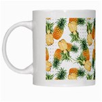 Tropical pineapples White Mugs