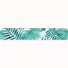 Blue Tropical Leaves Small Bar Mats by goljakoff