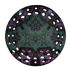 Mandala Corset Round Filigree Ornament (two Sides) by MRNStudios