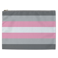 Demigirl Pride Flag Lgbtq Cosmetic Bag (xxl) by lgbtnation