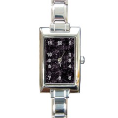 Pink Gray Galaxy Rectangle Italian Charm Watch by Dazzleway