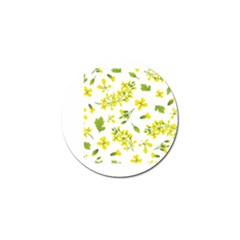 Yellow Flowers Golf Ball Marker by designsbymallika
