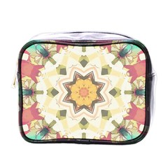Cute Kaleidoscope Mini Toiletries Bag (one Side) by Dazzleway