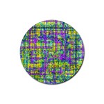 Mosaic Tapestry Rubber Coaster (Round) 