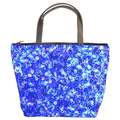 Blue Sequin Dreams Bucket Bag by essentialimage