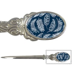 Blue Leaves Letter Opener by goljakoff