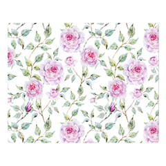 Rose Flowers Double Sided Flano Blanket (large)  by goljakoff