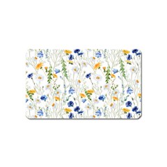 Summer Flowers Pattern Magnet (name Card) by goljakoff