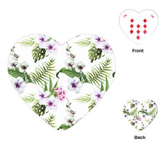Summer Flowers Playing Cards Single Design (heart) by goljakoff