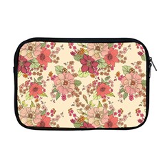 Vintage Garden Flowers Apple Macbook Pro 17  Zipper Case by goljakoff