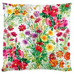 Summer Flowers Standard Flano Cushion Case (one Side) by goljakoff