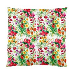 Summer Flowers Pattern Standard Cushion Case (two Sides) by goljakoff