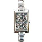 Garden Rectangle Italian Charm Watch