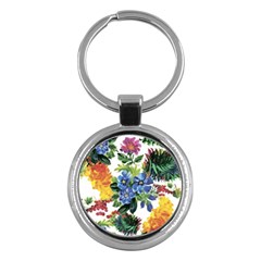 Flowers Key Chain (round) by goljakoff