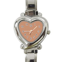 Antique Brass Brown & Black -  Heart Italian Charm Watch by FashionLane