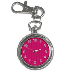 Peacock Pink & White - Key Chain Watches