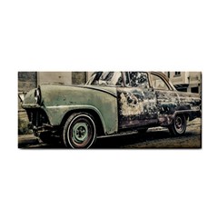 Abandoned Old Car Photo Hand Towel by dflcprintsclothing