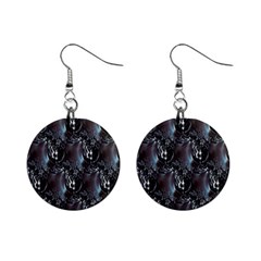 Black Pearls Mini Button Earrings by MRNStudios