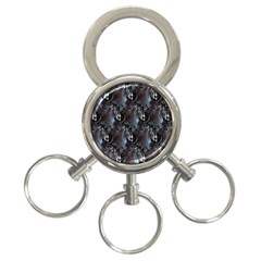 Black Pearls 3-ring Key Chain by MRNStudios