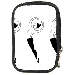 Classical Ballet Dancers Compact Camera Leather Case by Mariart