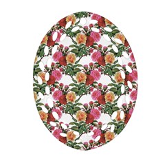 Flowers Pattern Ornament (oval Filigree) by goljakoff