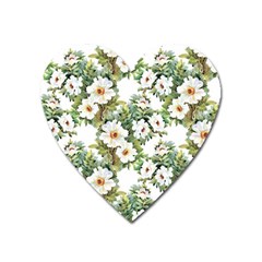 Summer Flowers Heart Magnet by goljakoff