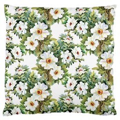 Summer Flowers Large Cushion Case (two Sides) by goljakoff