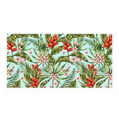 Tropical Flowers Satin Wrap by goljakoff