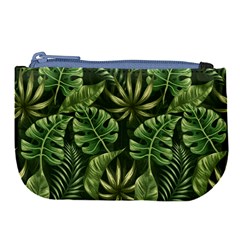 Green Leaves Large Coin Purse by goljakoff