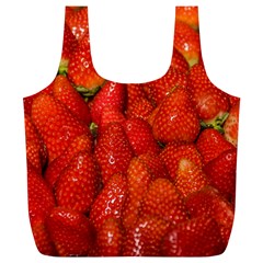 Colorful Strawberries At Market Display 1 Full Print Recycle Bag (xl) by dflcprintsclothing