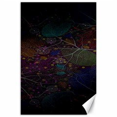 Fractal Leafs Canvas 24  X 36  by Sparkle