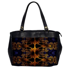 Fractal Flower Oversize Office Handbag