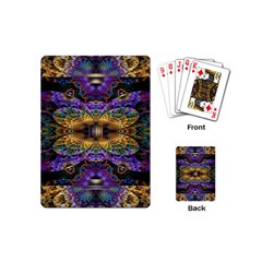 Fractal Illusion Playing Cards Single Design (mini) by Sparkle