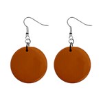 Bronze Orange - Mini Button Earrings Front