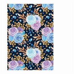 Rose Flower Pattern Small Garden Flag (two Sides) by designsbymallika