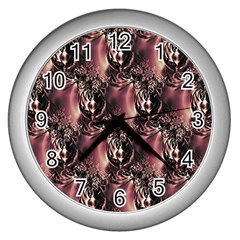 Dex Wall Clock (silver) by MRNStudios