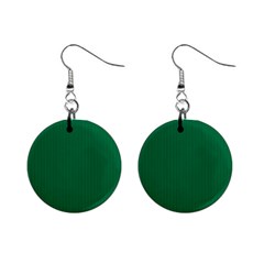 Cadmium Green - Mini Button Earrings by FashionLane