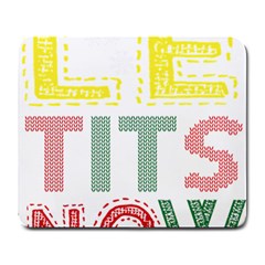 Let It Snow Large Mousepads by NoHang